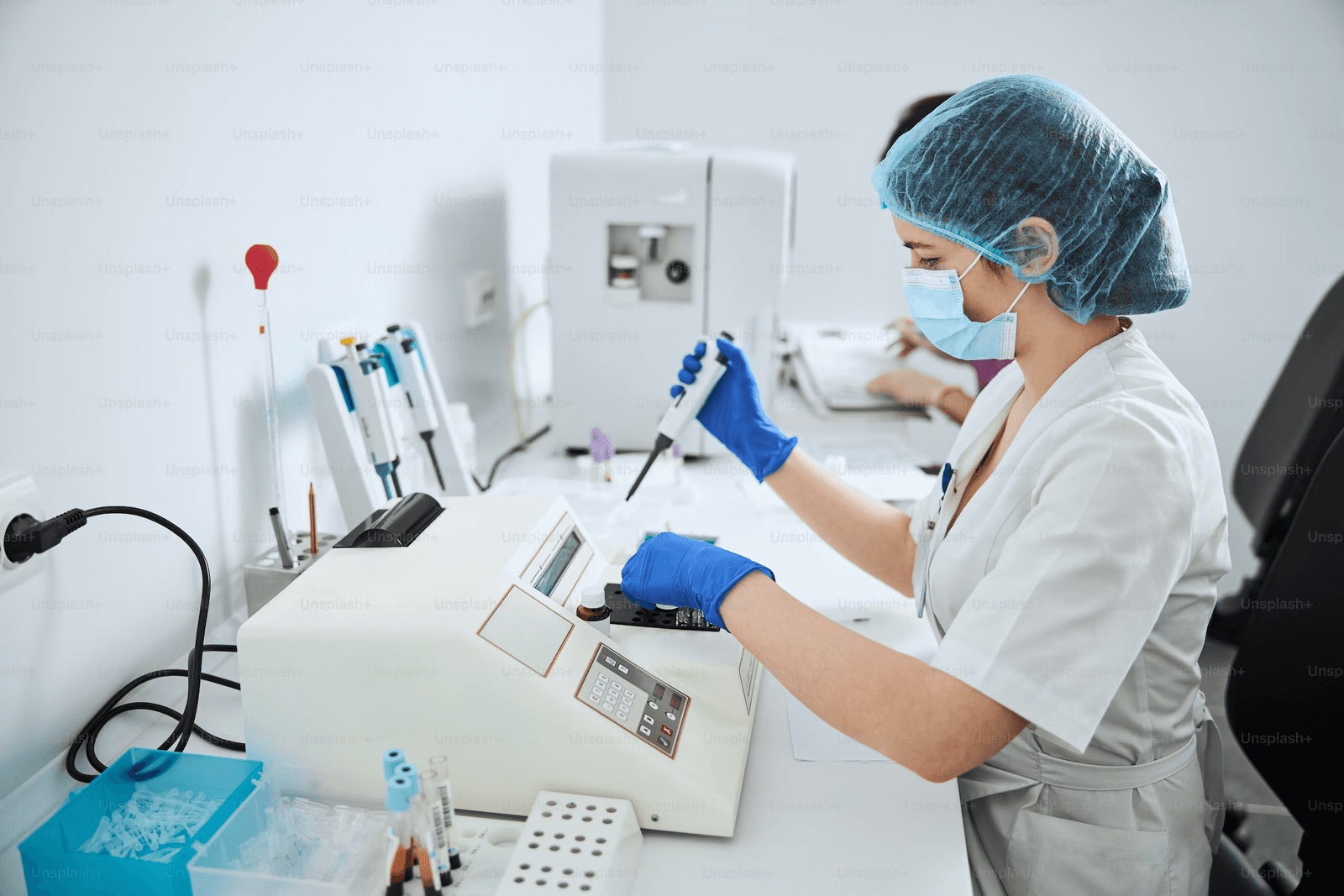 Diagnostic Lab Background